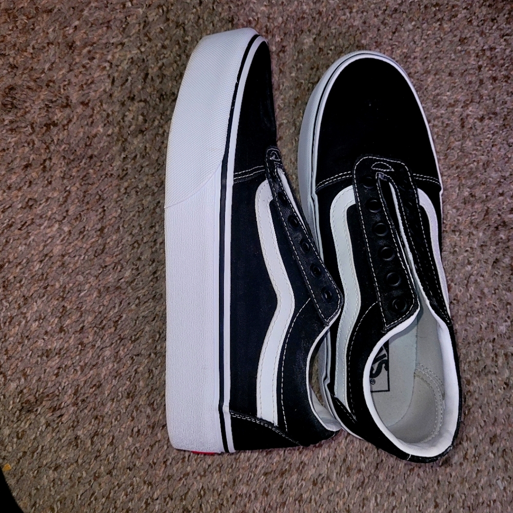 Womens Platform Vans Size 8